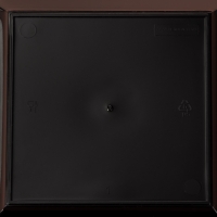 Тарелка пластиковая одноразовая, 17,2&times;17,2 см, квадратная, глубокая, МИКС