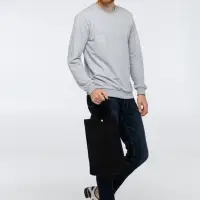 Сумка холщовая через плечо Artspace, черная