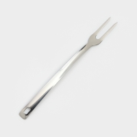 Вилка для мяса из нержавеющей стали Доляна Everyday, h=37×3 см, толщина 3 мм, цвет серебряный Вилка для мяса из нержавеющей стали Доляна Everyday, h=37×3 см, толщина 3 мм, цвет серебряный