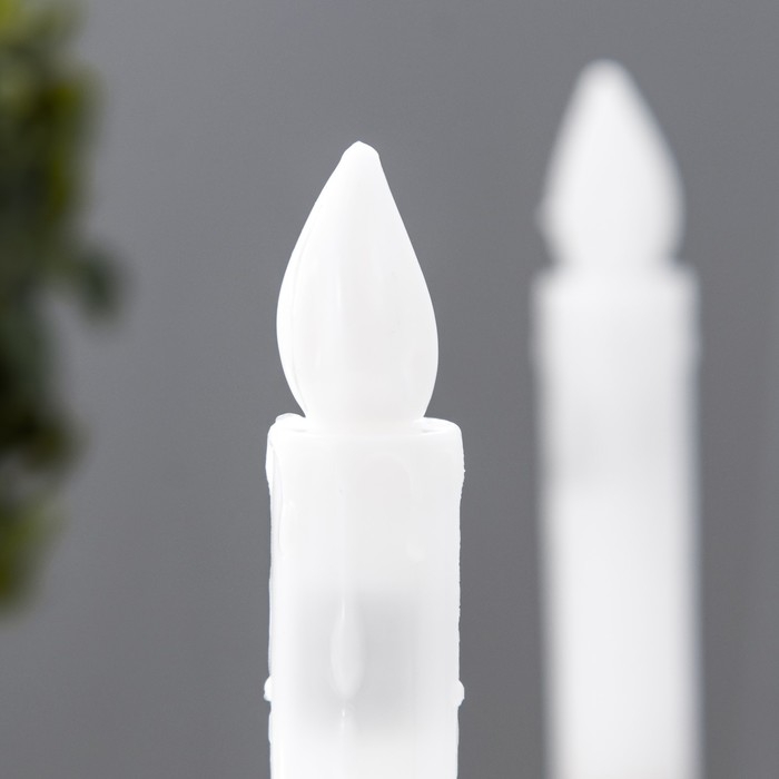 Ночник Ночник "Свеча" LED от батареек 3хLR44 золото 3,6х3,6х13 см