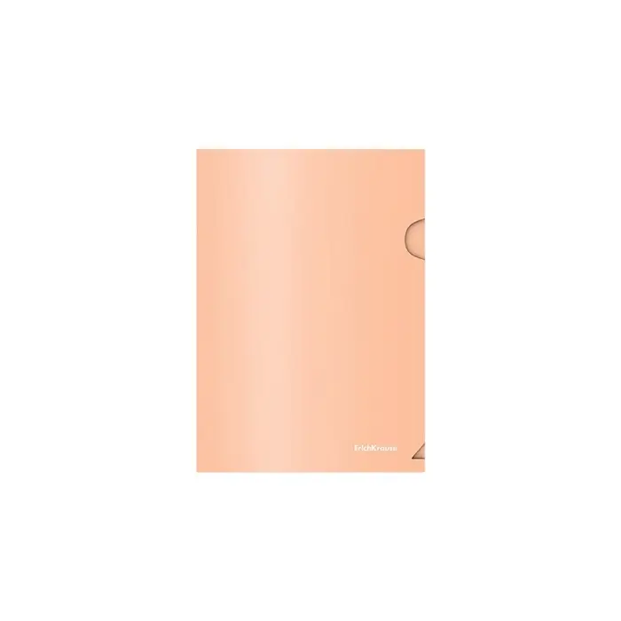 Папка-уголок А5+, 180 мкм, ErichKrause "Matt Pastel Bloom", непрозрачная, с тиснением "песок", микс