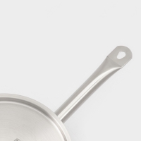 Ковш 6,3 л, d=24, h=14 см, с крышкой, толщина стенки 0,8 мм, индукция, две ручки Ковш 6,3 л, d=24, h=14 см, с крышкой, толщина стенки 0,8 мм, индукция, две ручки