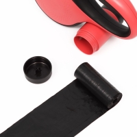 Рулетка Пижон Premium со светодиодным фонариком, контейнером под пакеты, лента 5 м, до 30 кг