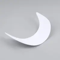 Козырёк для кепки, гнутый, 5.5&times;19 см, белый