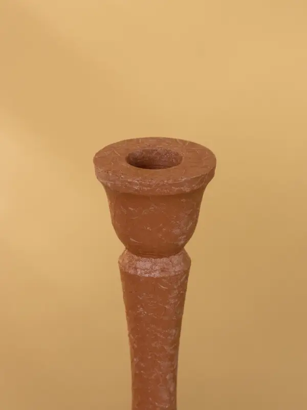 Подсвечник на 1 свечу "Бисквит" 10,5х10,5х34,5 см