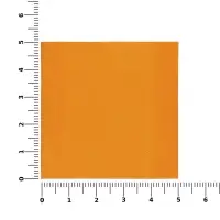 Лейбл тканевый Epsilon, L, оранжевый