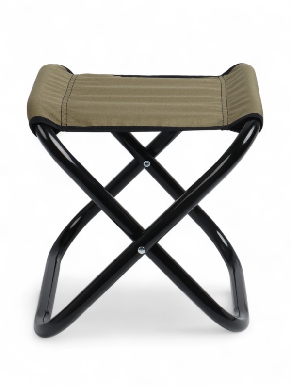 Табурет складной малый 22 мм, 35 х 26 х 26 см, зелёный