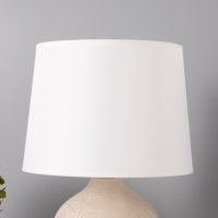 Настольная лампа "Цветы" 1х15Вт Е14 белый 23х23х31см