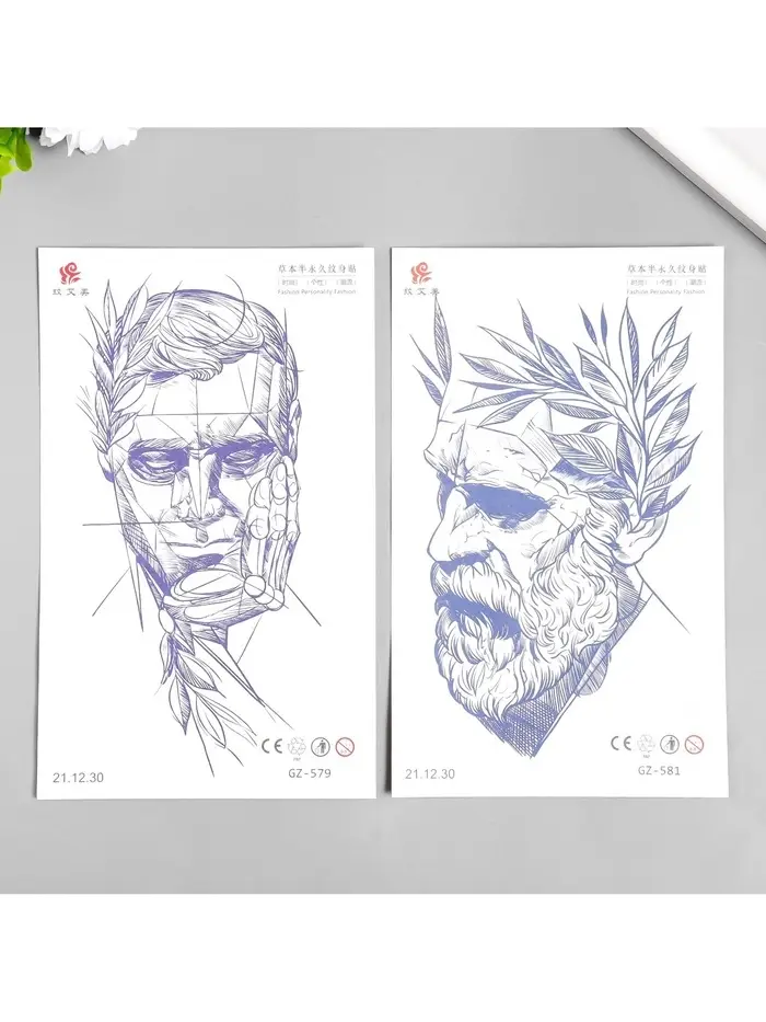 Переводная тату на тело &laquo;Скульптура&raquo;, 18&times;11 см