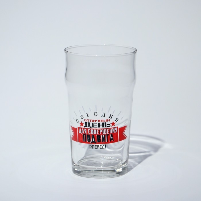 Стакан стеклянный для пива &laquo;Пейл-эль. Мужские надписи&raquo;, 570 мл