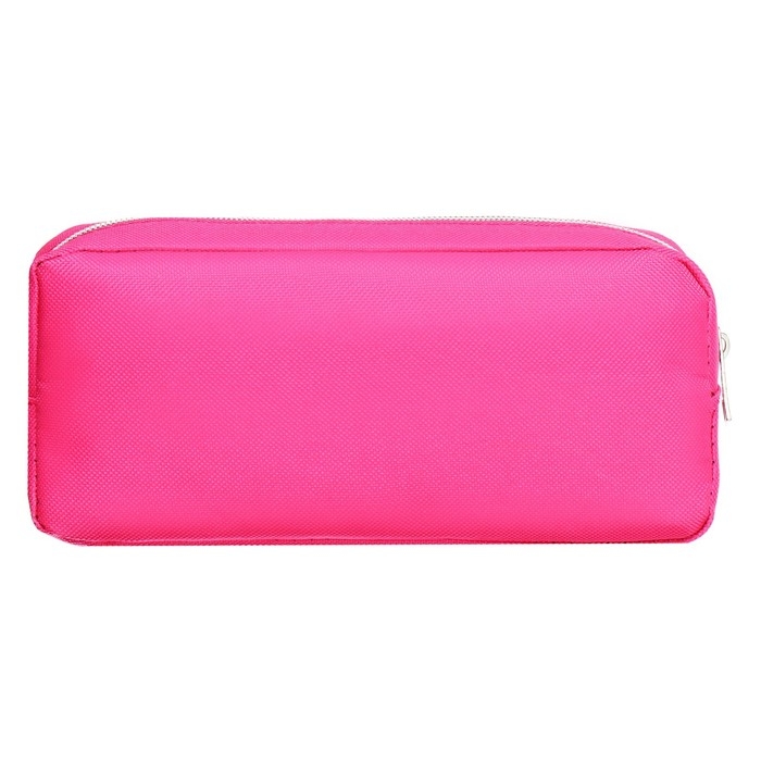 Пенал мягкий 3 отделения, 130 х 210 х 100 мм, объёмный, Calligrata, розовый