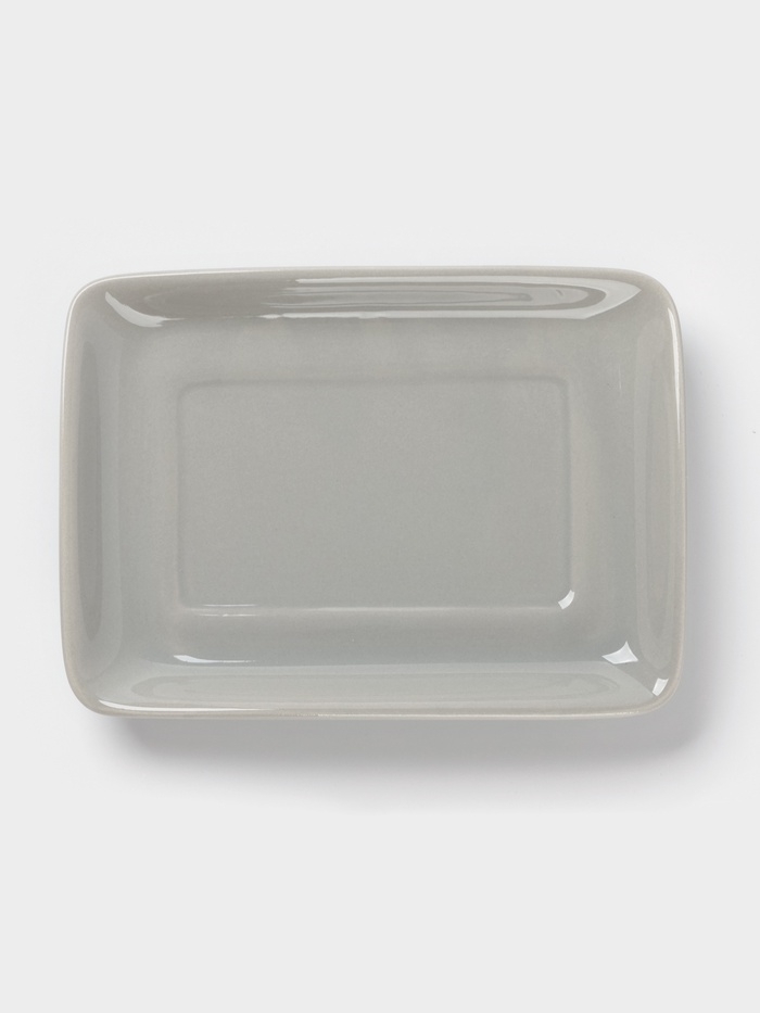 Масленка Доляна "Гуси" цвет белый  17х12х8,5 см