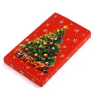 Коробка для шоколада с местом для денег &laquo;Ёлочка&raquo;, 20 х 2 х 12 см