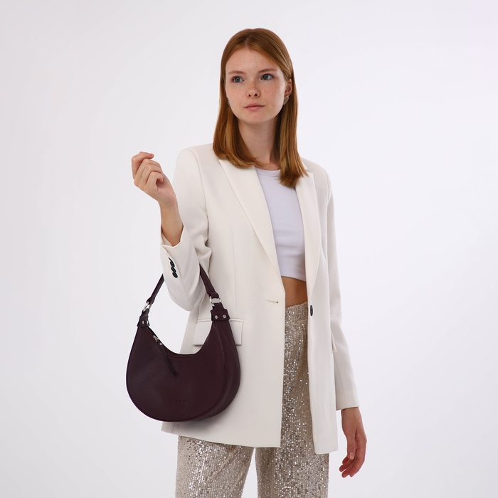 Сумка женская на молнии, цвет бордовый Сумка женская на молнии, цвет бордовый