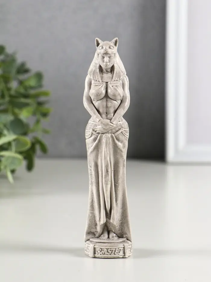 Фигура гипс "Богиня Египта" 14х3 см, под камень