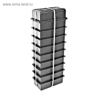 Форма для тротуарной плитки &laquo;Кирпич&raquo;, 20 &times; 10 &times; 6 см, шагрень, Ф11018, 1 шт.