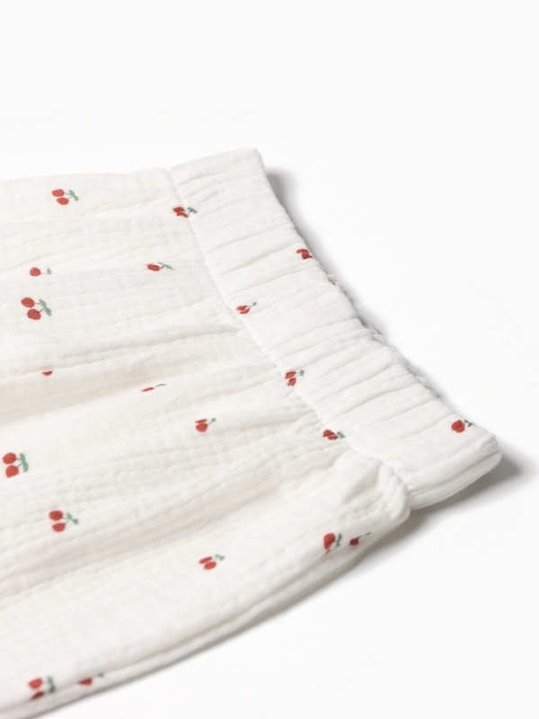 Пижама детская (футболка и брюки) KAFTAN "Вишенки" р.30 (98-104 см)