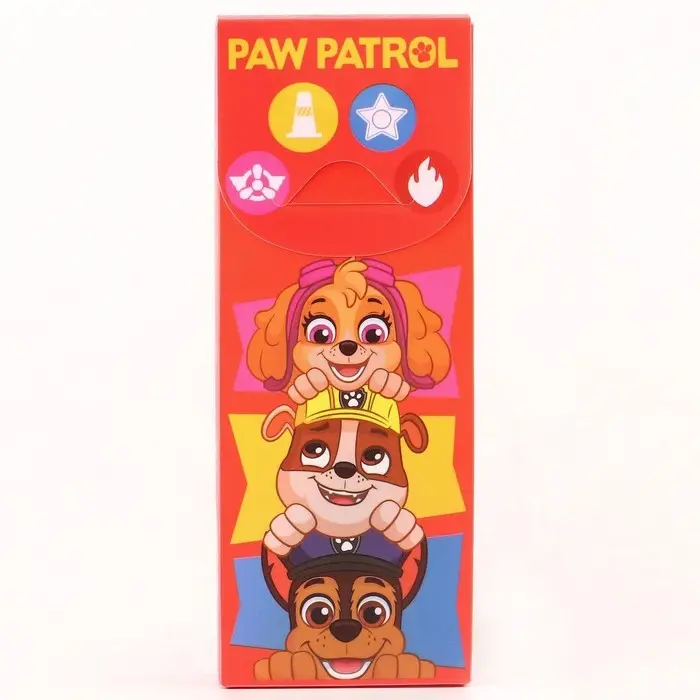 Пенал-футляр пластиковый, 75&times;195&times;25 мм, сборный, &laquo;Щенячий патруль&raquo;