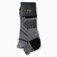 Носки мужские MINAKU укороченные, размер 38-45, цвет серый Носки мужские MINAKU укороченные, размер 38-45, цвет серый