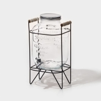 Диспенсер для напитков на подставке &laquo;Йоркшир&raquo;, 5 л, 19&times;36 см