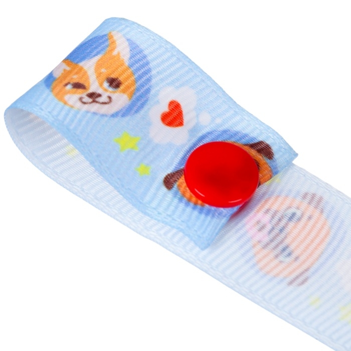 Держатель для соски - пустышки &laquo;ТРЕНД. Пёсики&raquo;, на ленте