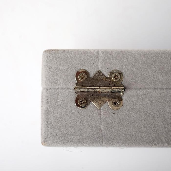 Подставка для украшений «Шкатулка», 7 полос, 9 ячеек, 20×15×4,5, цвет серый Подставка для украшений «Шкатулка», 7 полос, 9 ячеек, 20×15×4,5, цвет серый