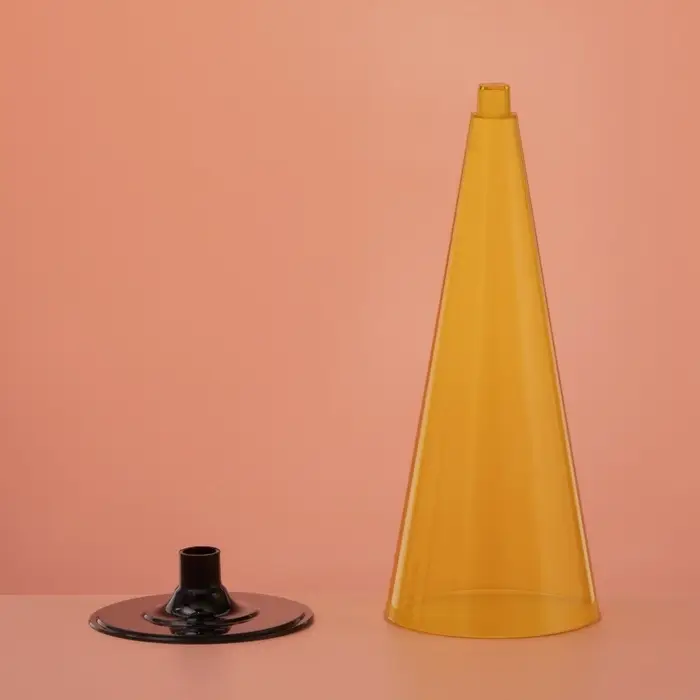Фужер пластиковый одноразовый &laquo;Конус&raquo;, 150-180 мл, жёлтый