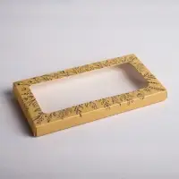 Коробка для шоколада, кондитерская упаковка &laquo;Pleasure&raquo;, с окном, 17.3 х 8.8 х 1.5 см