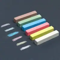 Мелки цветные школьные 6 шт. &laquo;Щенячий патруль&raquo;, прямоугольные