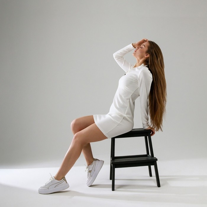 Платье с молнией SL, 42, белый