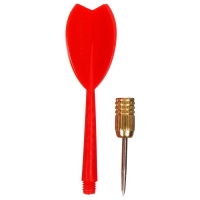 Дротики для дартса ONLYTOP, 3 шт., металлический наконечник, вес 6 г, цвета МИКС