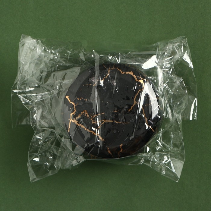 Ароматическая свеча из пчелиного воска &laquo;Тайны шика&raquo;, аромат сандал, 6 х 6 х 4 см.