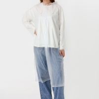 Дождевик взрослый плащ &laquo;терПИТЕРпи&raquo;, размер 42-48, цвет белый