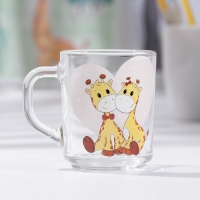 Кружка Доляна &laquo;Жирафы&raquo;, 250 мл