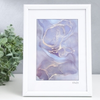 Фоторамка пластик "Радуга" 15х21 см, белый