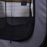 Вольер для животных, тентовый, 8 стенок, 110 х 55 см, серый