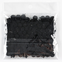 Набор деталей для декора &laquo;Бомбошки&raquo;, 100 шт., размер одной шт. &mdash; 1 см, цвет черный