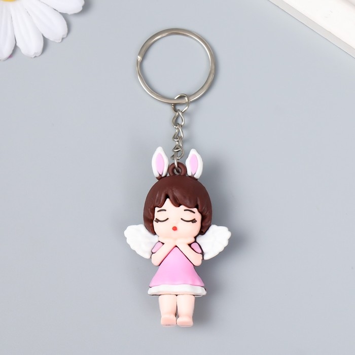 Брелок резина Брелок резина "Малышка-ангелочек" МИКС 2,2х4,2х7 см
