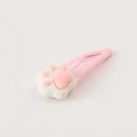 Заколка для волос &laquo;Лапки&raquo; розовые 2 шт, Коты аристократы