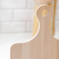 Доска разделочная Доляна, 40&times;20&times;1,2 см, с ручкой, берёза