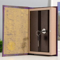 Шкатулка-сейф шёлк "Алхимия богатства" 21х13х5 см Шкатулка-сейф шёлк "Алхимия богатства" 21х13х5 см