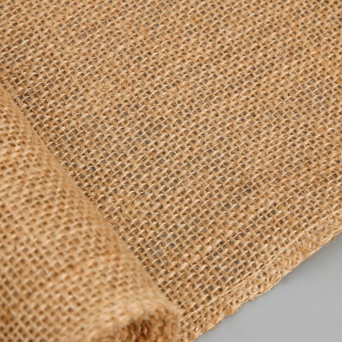 Тесьма декоративная текстиль Тесьма декоративная текстиль "Холщовая" ширина 10 см намотка 2 метра