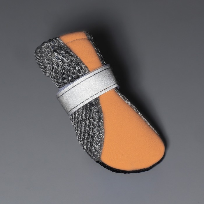 Ботинки для собак Ботинки для собак "Комфорт +", размер S (3, 5 х 3 см), оранжевые