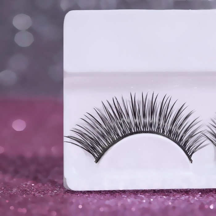 Ресницы накладные &laquo;Мечтающий взгляд&raquo;, 11 мм, без клея, цвет чёрный