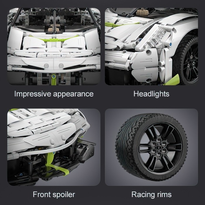 Конструктор Техно &laquo;Спорткар&raquo;, 4346 деталей, масштаб 1:8