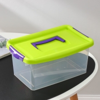 Контейнер для хранения, 4 л, 29&times;19&times;13 см, с крышкой, салатовый