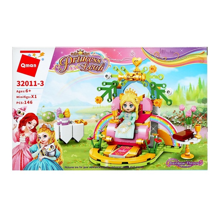 Конструктор &laquo;Принцессы. Сон цветов и Радуги&raquo;, 4 вида, цвет МИКС