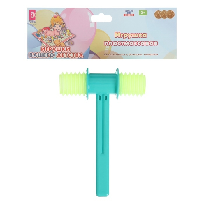 Погремушка «Молоток» озвученный, цвет МИКС, Аэлита Погремушка «Молоток» озвученный, цвет МИКС, Аэлита