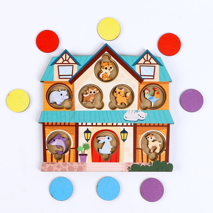 Головоломка &laquo;Прятки в домике&raquo;