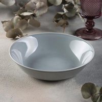 Салатник &laquo;Акварель&raquo;, 600 мл, цвет светло-серый